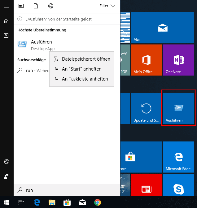 Ausfuhren Befehl In Windows 10 Aufrufen Bitreporter