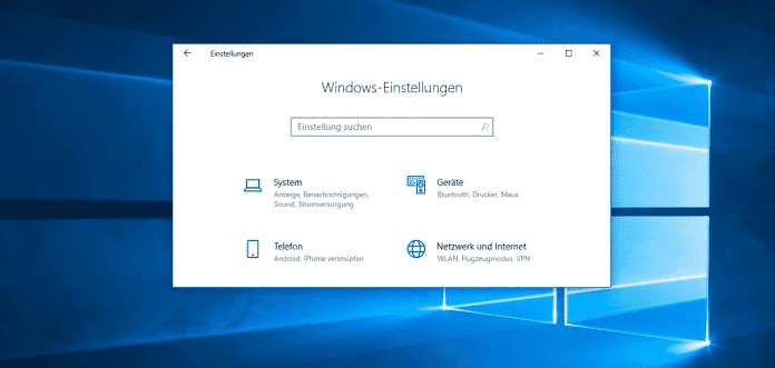 Windows 10 Einstellungen Beitragsbild