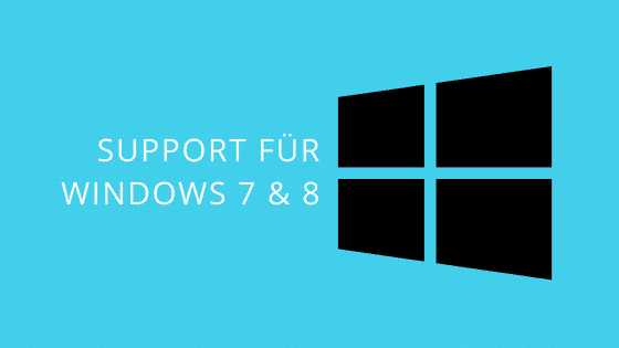 Windows 7 und 8 Unterstützungszeitraum Beitragsbild
