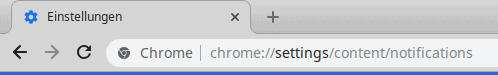 Chrome Einstellungen Benachrichtigungen