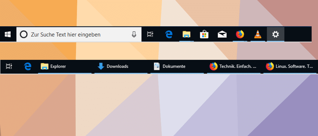 Windows 10 Icons auf der Taskleiste gruppieren Beitragsbild