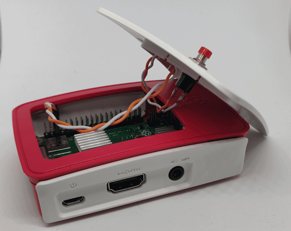 Raspberry Pi Gehäuse mit Schalter