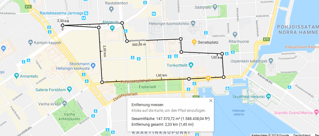 Mit Google Maps Entfernungen messen Beitrag
