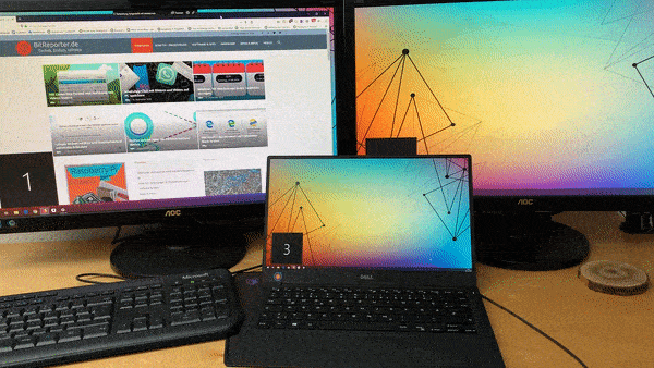 Laptop als zweiten Bildschirm für Windows-10-Computer nutzen