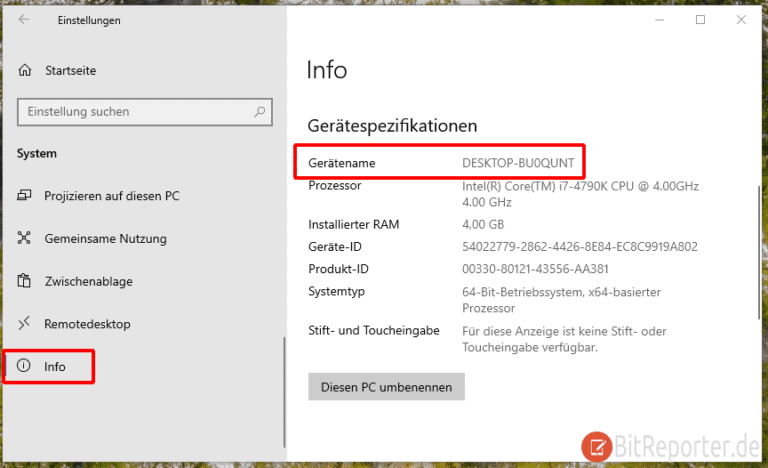 Windows 10 Computername Herausfinden Und ändern