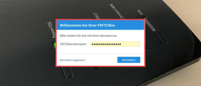 FritzBox Kennwort ändern, oder Kennwort vergessen?