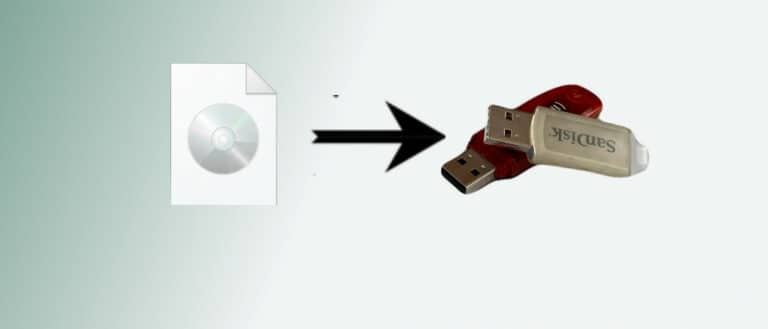 ISO-Datei auf USB-Stick übertragen