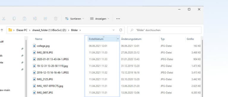 Windows 11: Erstelldatum von Dateien im Explorer anzeigen