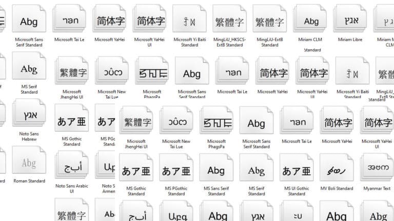 Google Fonts und andere Schriftarten in Windows 11 installieren